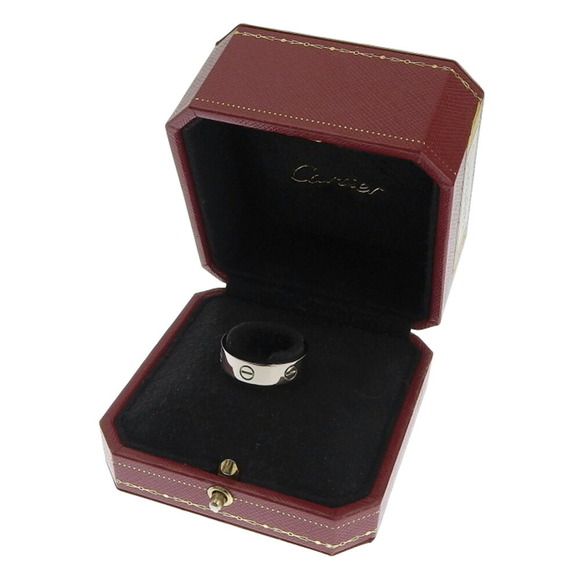 CARTIER Cartier love ring B4084700orB40226 K18 white gold No. 21 men's - Picture 6 of 6